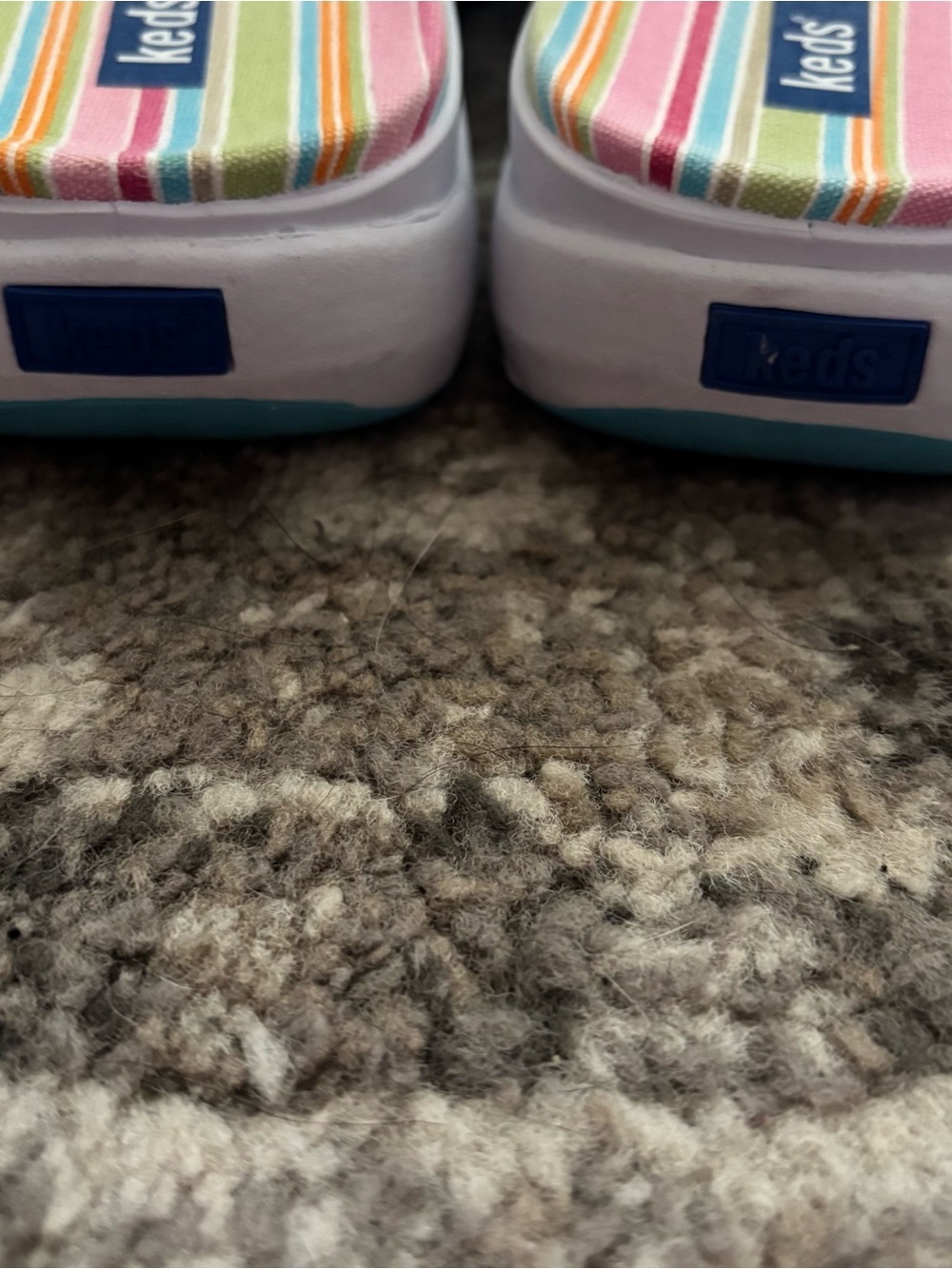 Keds Womens White Cotton Beach Travel Comfort Slide Sandals Size 9.6 - Picture 9 of 13